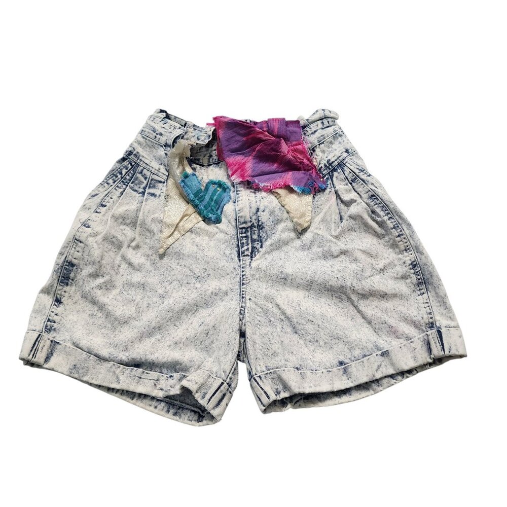 Vintage Bill Blass High Waist Denim Shorts Size 10 Repair Needed Waist